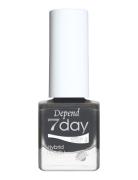 7Day Hybrid Polish 7303 Nagellack Smink Black Depend Cosmetic