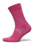 Kalkki Logo Unikko Lingerie Socks Regular Socks Pink Marimekko