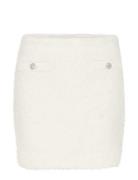 Yalanagz Hw Mini Skirt Kort Kjol Cream Gestuz