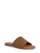 Women Slides Platta Sandaler Brown Tamaris