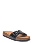 Women Slides Platta Sandaler Black Tamaris