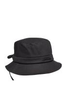 Metal Lettering Canvas Bucket Accessories Headwear Bucket Hats Black C...