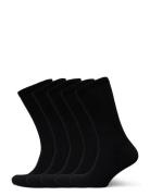 5-Pack Mens Basic Socks Underwear Socks Regular Socks Black NORVIG