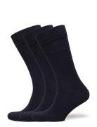 GANT Soft Cotton Socks 3-Pack Marinblå