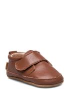 Melton Luxury Leather Slippers Brun