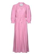 Salmia Midi Dress 1 Knälång Klänning Pink Minus