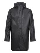 Slhmagnus Rain Jkt Outerwear Rainwear Rain Coats Black Selected Homme