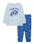 Nkmnightset Nautical Blue Atv Noos Pyjamas Set Blue Name It