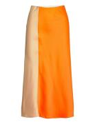 Yaskalina Hw Midi Skirt S. - Ca Knälång Kjol Orange YAS