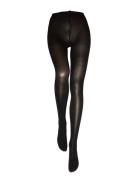 Lindex Tights Thin Cotton Blend 70 De Svart