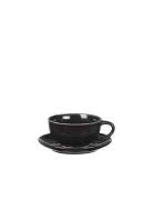 Kop M/Underkop 'Nordic Coal' Home Tableware Cups & Mugs Coffee Cups Bl...