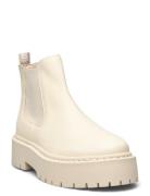 Veerly Bootie Shoes Chelsea Boots Cream Steve Madden