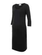 Mamalicious Mllea Org 3/4 Dress O. Svart