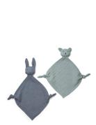 Liewood Yoko Mini Cuddle Cloth 2-Pack Blå