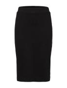 Selected Femme Slfshelly Mw Pencil Skirt B Noos Svart