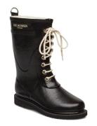 3/4 Rubber Boots Regnstövlar Skor Black Ilse Jacobsen