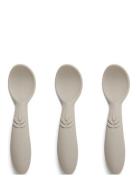 Nuuroo Ella Silic Spoon 3-Pack Beige