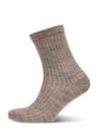 Mp Denmark Wool Rib Socks Brun