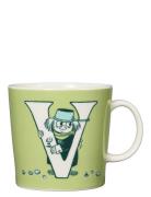 Arabia Moomin Mug 04L Abc V Grön