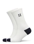 Les Deux William 2-Pack Socks Vit