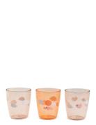 D By Deer Yummy Mini Glass 3 Pcs Happy Clouds Papaya Orange