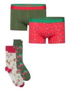 Onsx-Mas Box 4-Pack Socks And Trunks 1 Underwear Socks Regular Socks K...