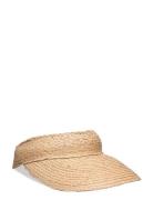 Seafolly Shadylady Raffia Visor Beige