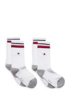 Tommy Hilfiger Th Kids Iconic Sports Sock 2P Vit