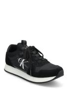Runner Sock Laceup Ny-Lth W Låga Sneakers Black Calvin Klein