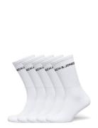 Jack & J S Jacbasic Logo Tennis Sock 5 Pack Noos Vit