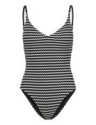 Seafolly Mesh Effect V Neck Piece Svart