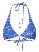 Seafolly Set Sail Long Line Halter Bra Blå