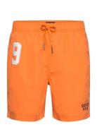 Superdry Vintage Polo 17Inch Swim Short Orange