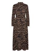 Vero Moda Vmshilah Naja Ls Long Shirt Dress Wvn Ga Brun