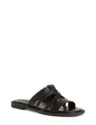 Women Slides Platta Sandaler Black Tamaris