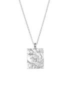 Ix Rustic Square Pendant Silver Accessories Jewellery Necklaces Chain ...