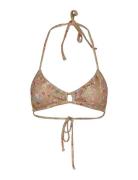 Pieces Pcasine Shine Bikini Top Sww Beige