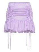 Drawstring Skirt Kort Kjol Purple Cannari Concept