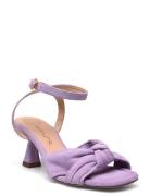 Monkks Sandal Med Klack Purple UNISA