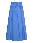 Jona 90 V Skirt Knälång Kjol Blue Andiata