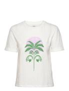 Etam Velu Tee-Shirt Pyjama Top Kräm