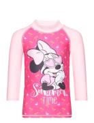 Swimsuit Swimwear Uv Clothing Uv Tops Pink Minnie Mouse