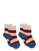 FUB 2 Pack Two T Striped Socks Multi/patterned