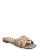 Vcay Sandal Platta Sandaler Beige Steve Madden