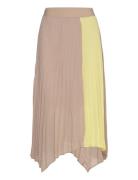 Dante6 D6Faraway Colourblock Skirt Beige