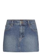 Mini Skirt Kort Kjol Blue Lee Jeans