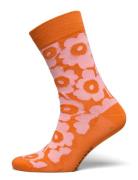 Kirmailla Unikko T Lingerie Socks Regular Socks Orange Marimekko