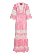 Mablecras Dress Maxiklänning Festklänning Pink Cras