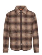 Slhhope Boiled Wool Jacket W Tunn Jacka Brown Selected Homme