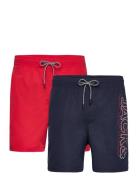 Jack & J S Jpstfiji Jjswim Double Logo 2Pk Mp Marinblå